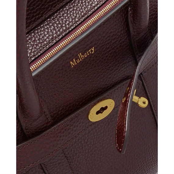 Mulberry Mini Zipped Bayswater Oxblood